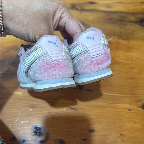 Puma Kids Toddler Slip On Sneakers - Soft Pink Size 7C - Picture 7 of 8